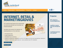 Tablet Screenshot of dpc-nederland.nl
